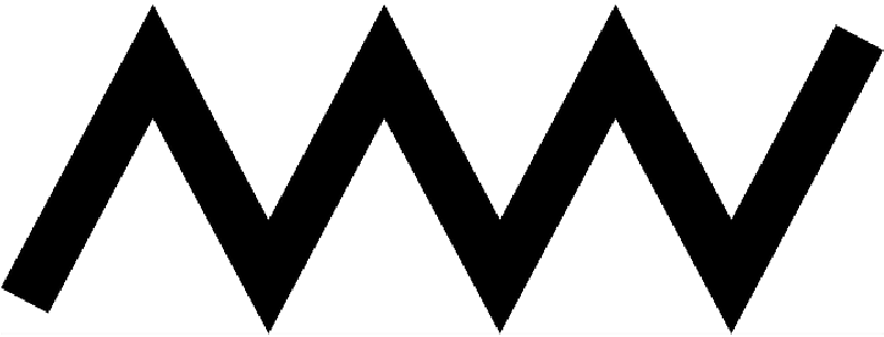Black Zig Zag Line Clipart - Linea En Zig Zag (800x400)