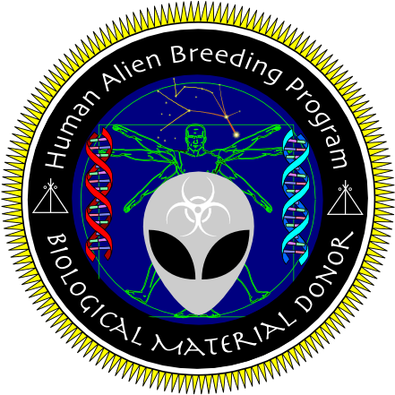 If Aliens Wanted To Study Us, They Would Have Studied - Emblem (450x475)