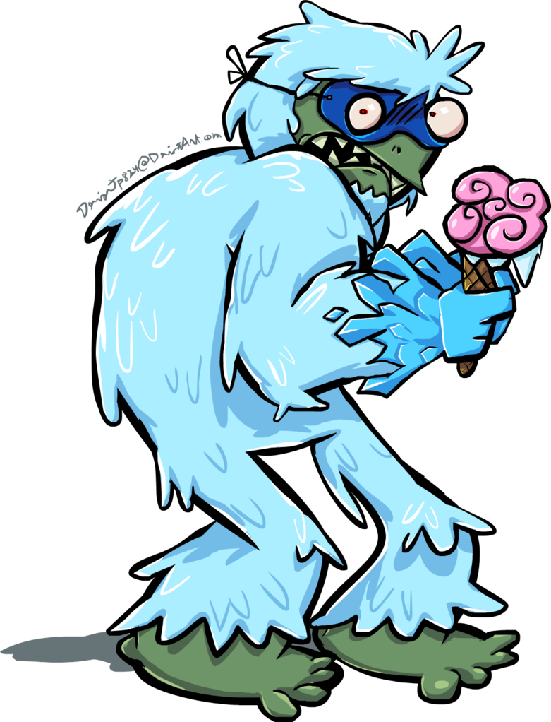 Brain Freeze By Devianjp824 - Pvz Heroes Brain Freeze (781x1022)