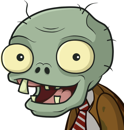 Zombie Smile By Antixi - Plants Vs Zombies Zombie Head (571x586)