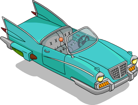 Simpson's Hover Car - Vehicle The Simpsons Tapped Out (461x353)
