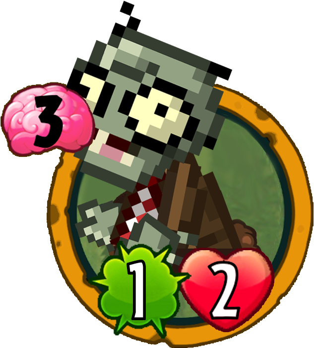 8-bit Zombie - Emblem (700x700)