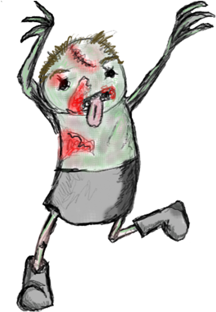 Zombie Sketch - Zombie (1016x1016)