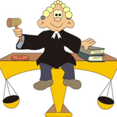 Court Reporter - Fair Judge Clipart (400x400)