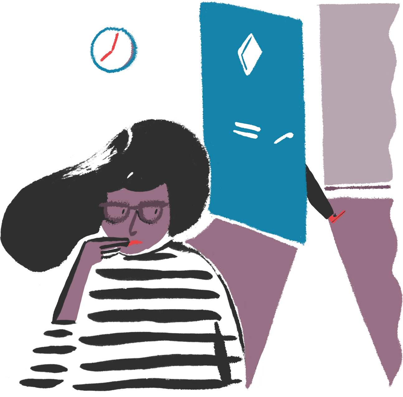 A Massive Zombie House And 9 Spot Illustrations For - Illustration (1294x1276)