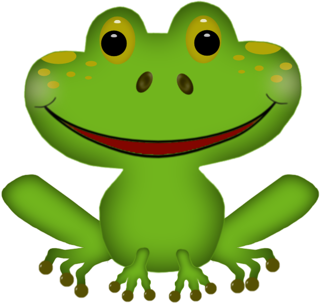 Frog On Swing Set Clipart - Bufo (707x660)