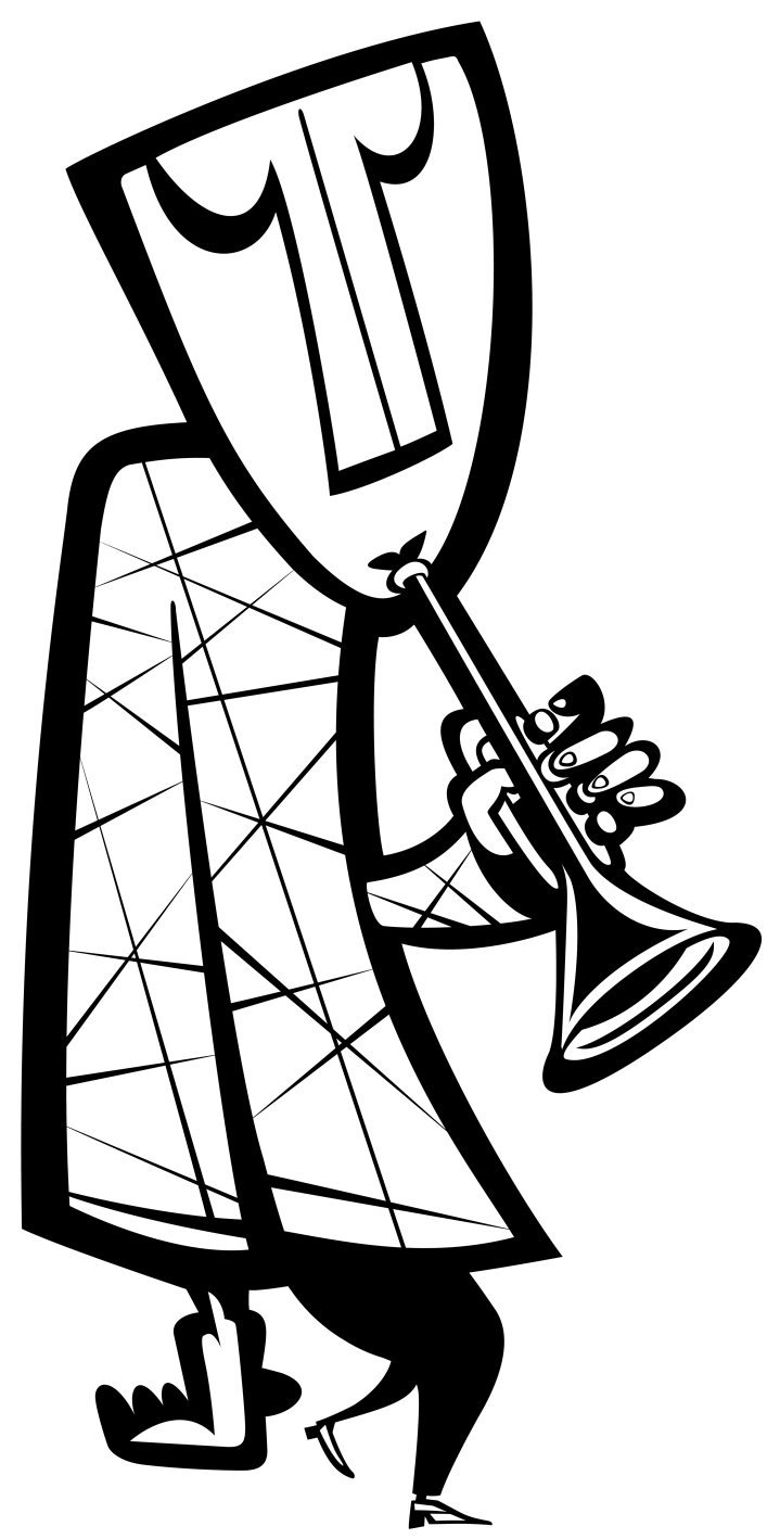 Jazzman, Horn Comes From A Pencil Sketch For My Stone - Streaming Media (1200x1600)
