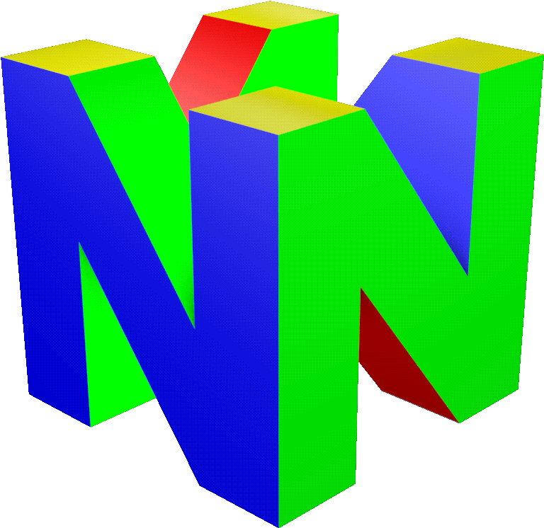 Black Nintendo 64 Icon - Nintendo 64 Spinning Logo (1000x1080)