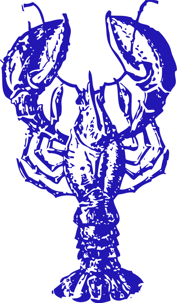 Vector Clip Art - Lobster Bake Clipart (600x1025)