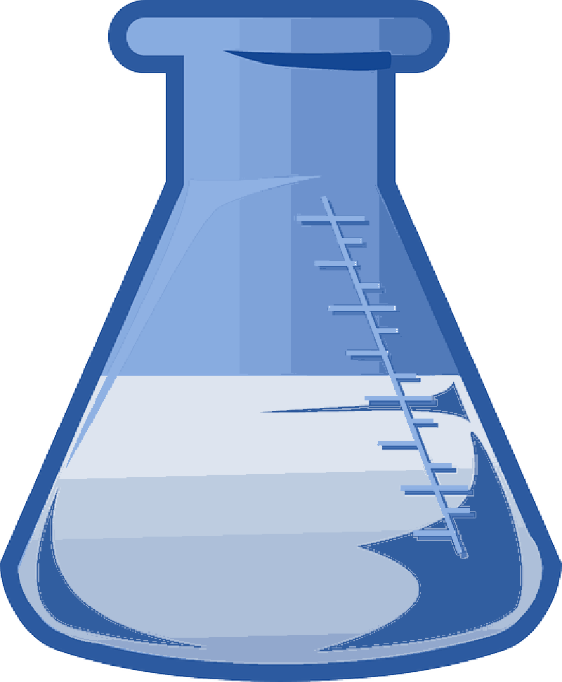 Chemistry, Chemical, Flask, Glass, Laboratory - Flask Png (800x971)