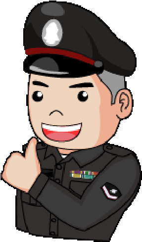 ตํา ร ว จ การ์ตูน (512x512)