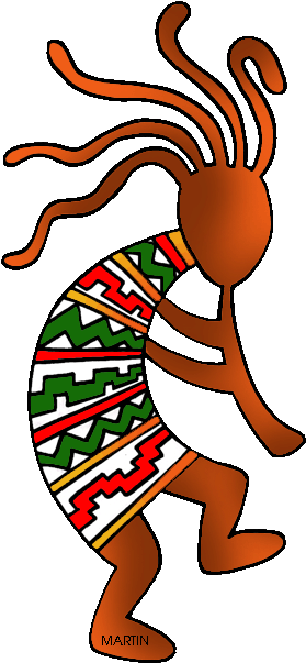 Happy Clam Cartoon Stock Vector - New Mexico Native American Art (355x648)