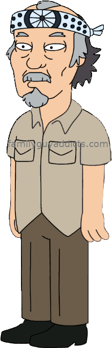 Of Course You Can't Have Some Freemiums Without Tossing - Mr Miyagi Family Guy (225x684)