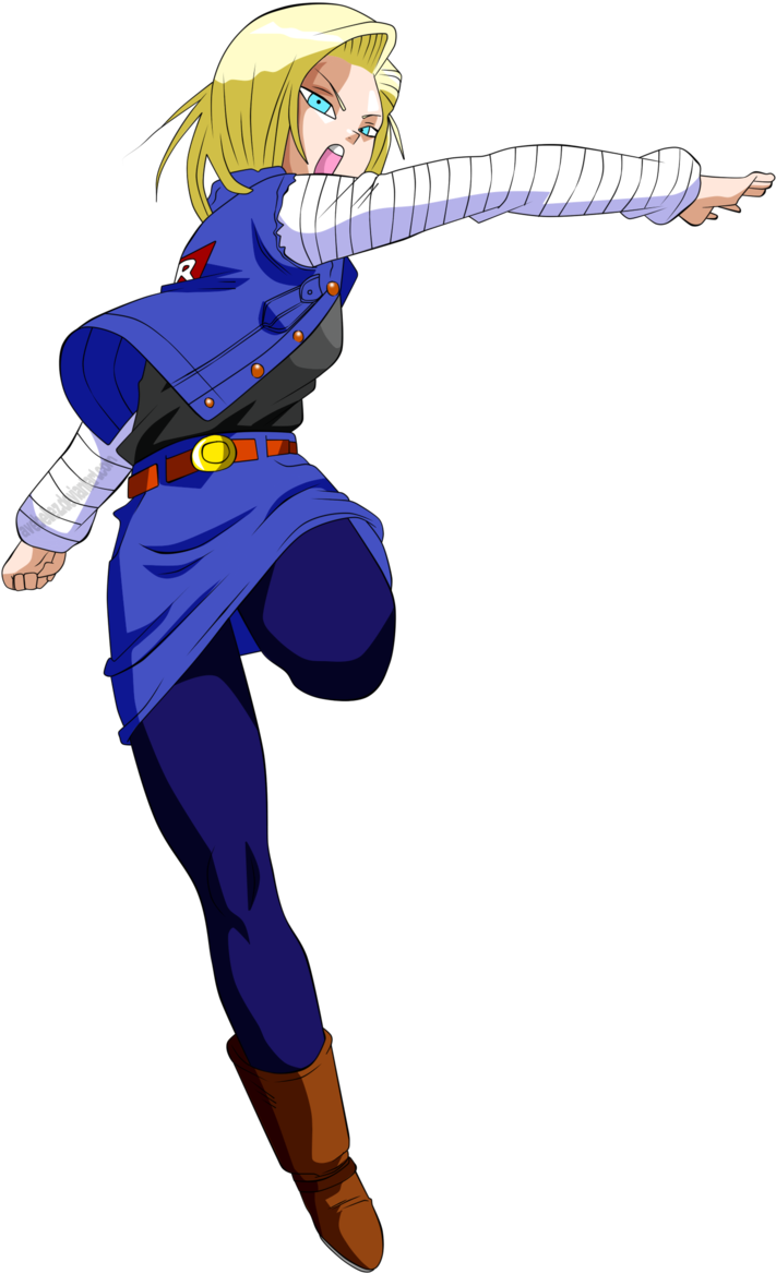 Android 18 Trunks Goku Cell Android - Dragon Ball Dokkan Battle Trunks Png (1024x1280)