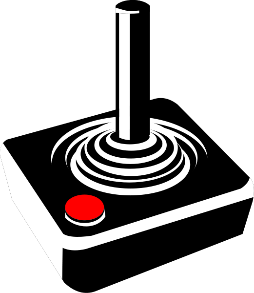 Retro Joystick 002 Png Clip Arts - Joystick Clipart (521x600)