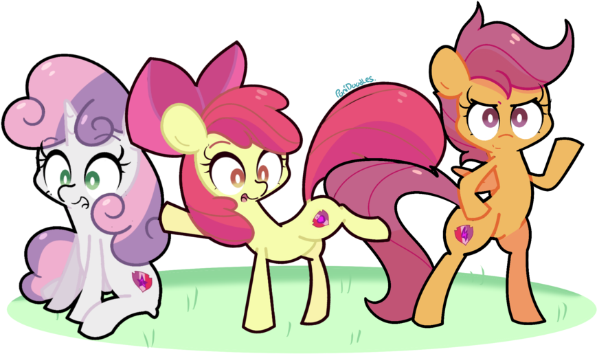 Cutie Mark Crusaders By Turtlefarminguy - Thumb (1024x614)