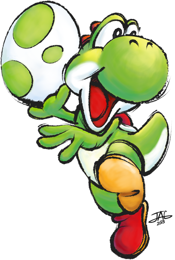 Yoshi By Jag-comics - Yoshi Fan Art (612x913)