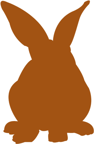 Rabbit Bunny Silhouette - Rabbit Silhouette Transparent Background (512x512)