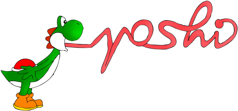 Yoshi Tongue Art By Zefrenchm - Yoshi Tongue (800x383)