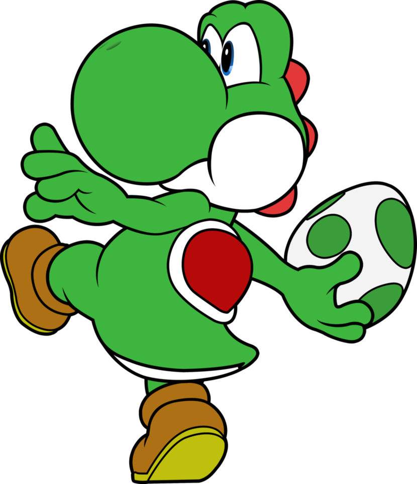 Yoshi Vector By Internationaltck - Yoshi Vector Free (830x962)