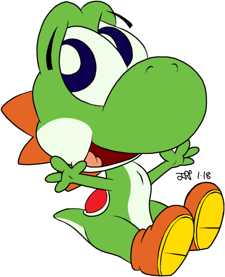 Yoshi 2018 By Jimmycartoonist - Yoshi (817x978)