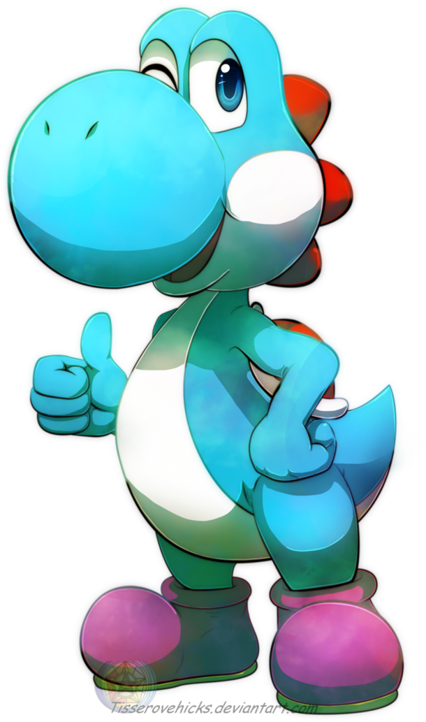 Good Guy Yoshi~ By Tisserovehicks - Cartoon (754x1060)