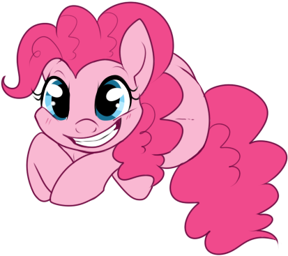 Pony Pink Flower Mammal Nose Vertebrate Cartoon Flowering - Cartoon (429x402)