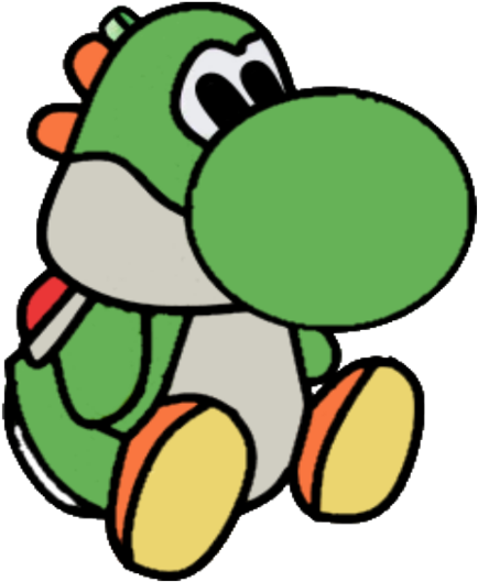 Yoshi Plush By Alyssawalfas40 - Cartoon (600x536)