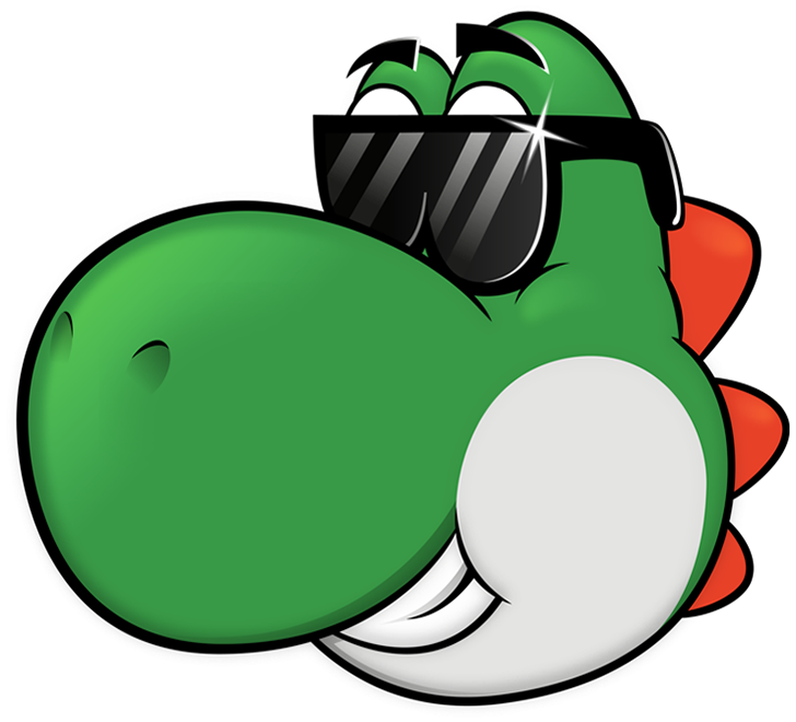 Badass Yoshi By Marnodor - Yoshi Head Png (730x730)
