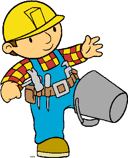 Clipart For Wondershare Slideshow - Cartoon Bob The Builder (434x535)