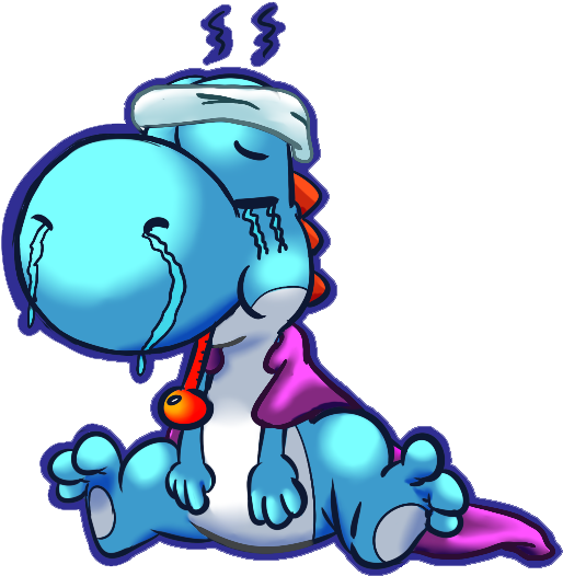 Yoshi Has A Cold By Entin - Cool Yoshi Deviantart (657x604)