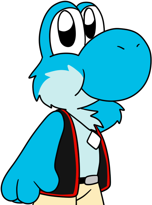 Fluffy Yoshi By Joltink - Fluffy Yoshi By Joltink (502x679)