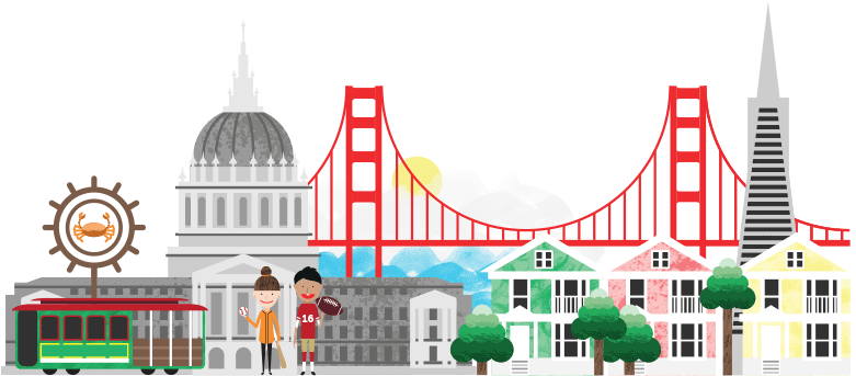 Maths No Problem @mathsnoproblem - San Francisco Skyline Clip Art (780x350)