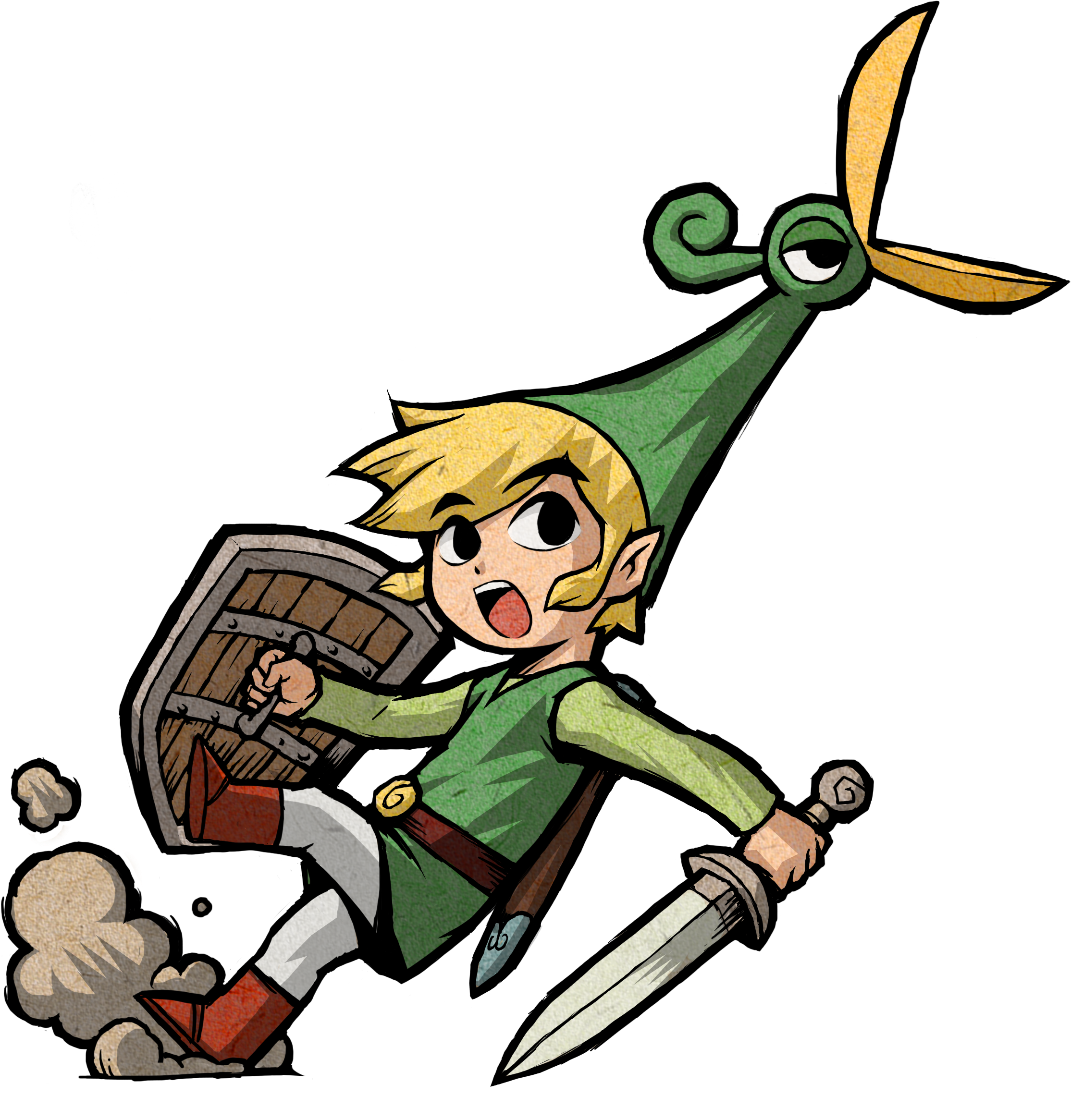 The Legend Of Zelda - Zelda The Minish Cap (2500x2490)