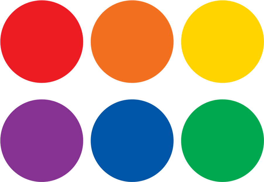 Tcr77379 Colorful Circles Spot On Floor Markers Image - Colorful Circles (900x900)