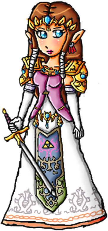 Twilight Princess Zelda By Ninpeachlover - Princess Zelda Ninpeachlover (500x865)