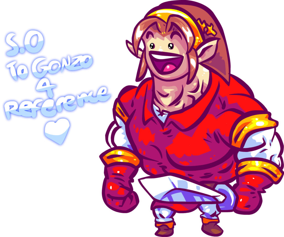 Red Link / Rink , Gonzossm Fan Art - Fan Art (980x816)