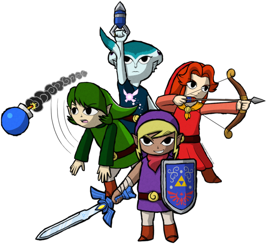 The Legend Of Zelda - Cartoon (934x856)