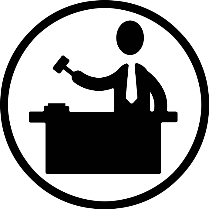 Law Icon - Judge (724x717)