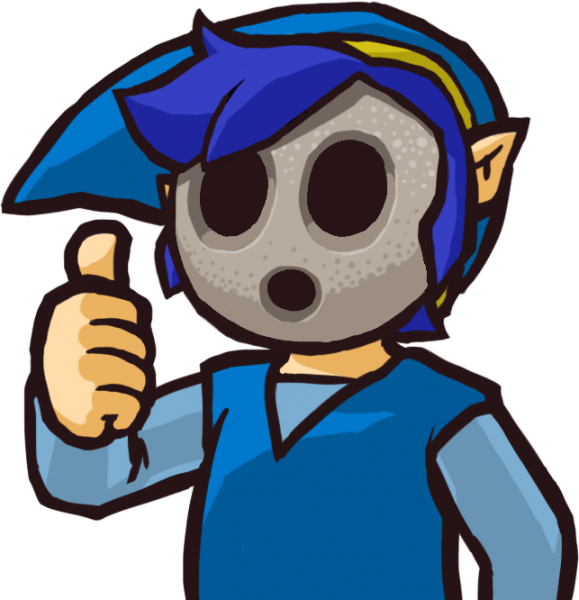 The Legend Of Zelda - Legend Of Zelda Triforce Heroes Dopples (579x600)