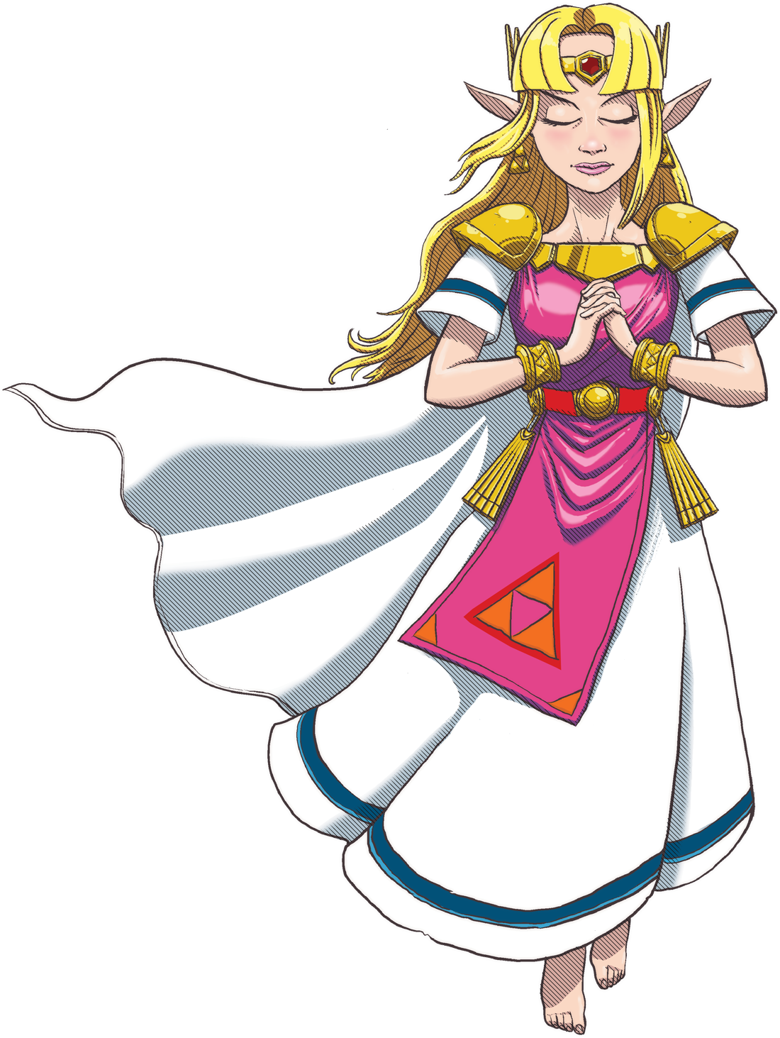 A Fan Art Tribute Of The Triforce Inspired By The Early - A Fan Art Tribute Of The Triforce Inspired By The Early (1100x1463)