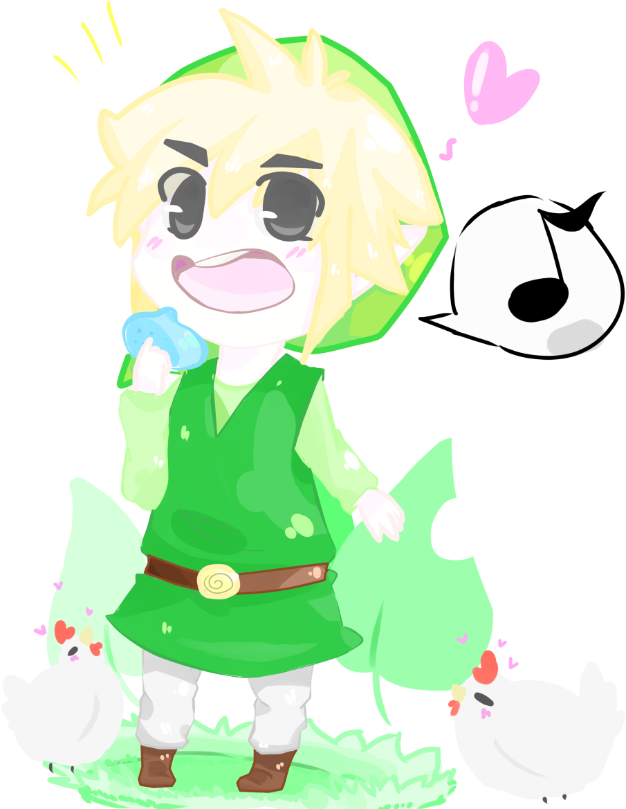 The Legends Of Zelda - Cartoon (1000x1200)