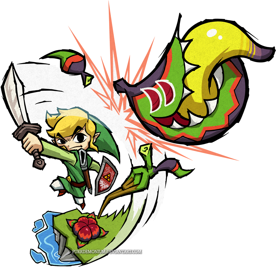 Zelda Windwaker Fan Art By ~purrdemonium - Boko Baba Wind Waker (950x950)