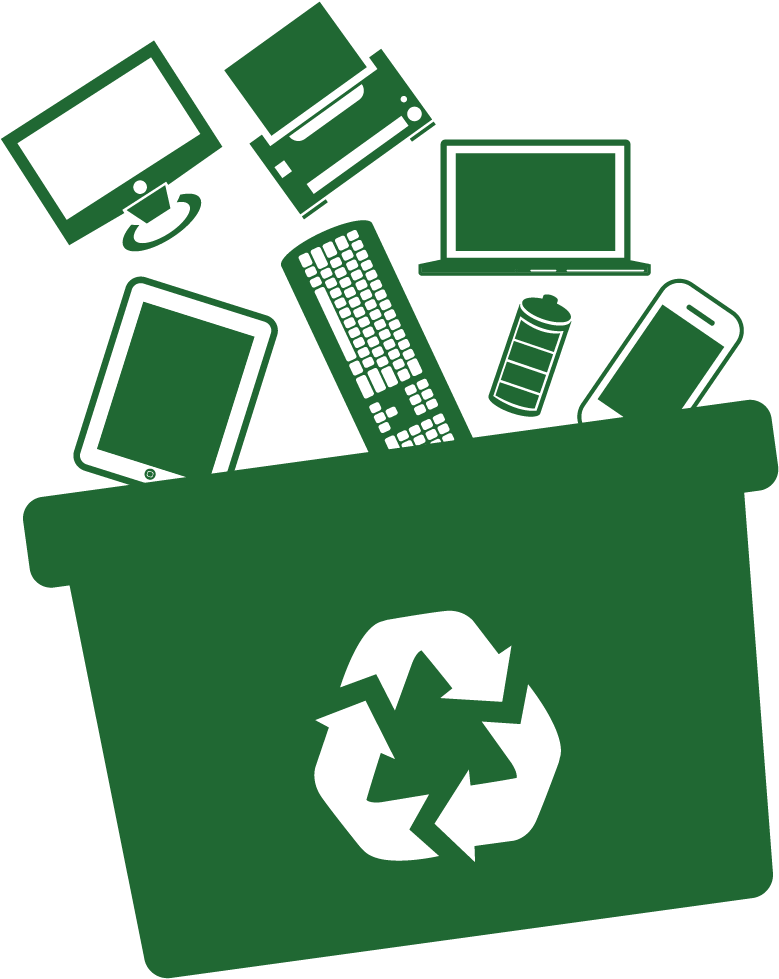 Singapore Recycling E-waste - E Waste Icon Png (832x988)
