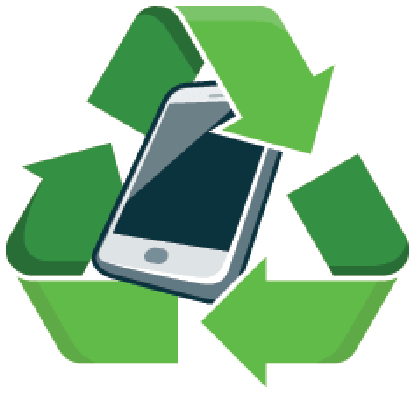 Recycle Mobile Phone - Battery Recycling Png (414x399)