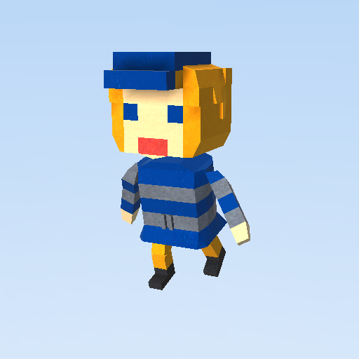 Policial Mulher - Cartoon (512x512)