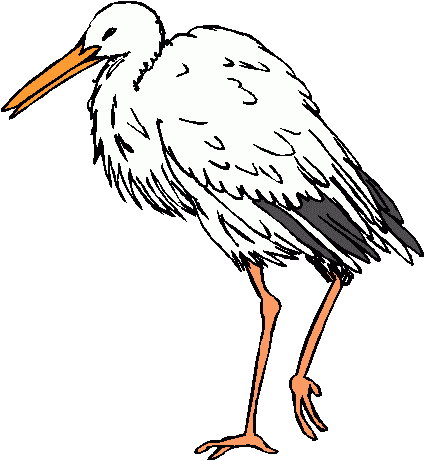 Awesome Clipart Stork Stork Clip Art Clipart Best - Stork (431x459)