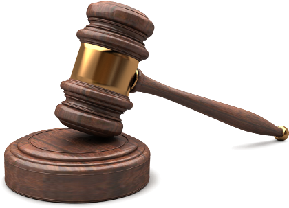 The Gallery For > Gavel Clipart Transparent - Judge Gavel Png (452x314)
