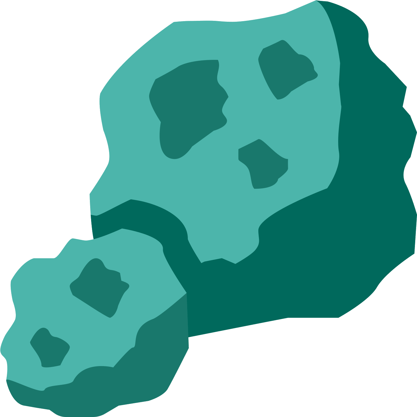 Copper Ore Icon - Mineral Png (1600x1600)