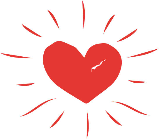 Putting The Heart Into Drawn To Learn - Heart (546x476)